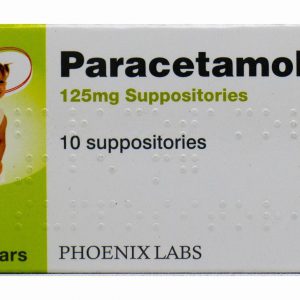 PARACETAMOL 125MG SUPPOSITORIES PHOENIX