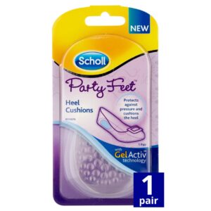 SCHOLL PARTY FEET GEL HEEL CUSHIONS
