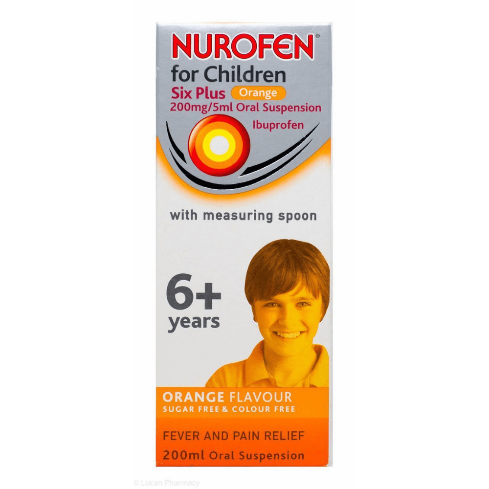 NUROFEN FOR CHILDREN 6+ 200MG/5ML OR