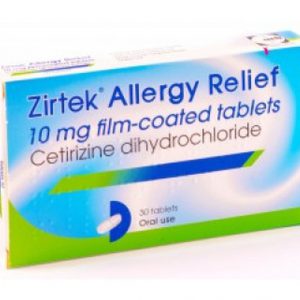 ZIRTEK ALLERGY RELIEF 10MG FC TABS OTC